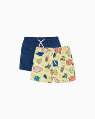 Pack 2 Swim Shorts for Baby Boys 'Blowfish'