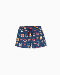 Swim Shorts with 'Tuk Tuk' Pattern for Baby Boys