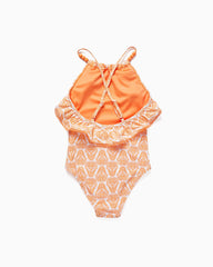 Swimsuit with Beads and Frills UV 80 Protection for Girls 'You&Me'