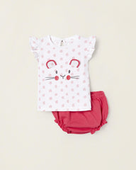 T-shirt + Bloomers for Newborns 'Rabbit'