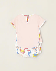 T-shirt + Bloomers for Newborns 'Animals'