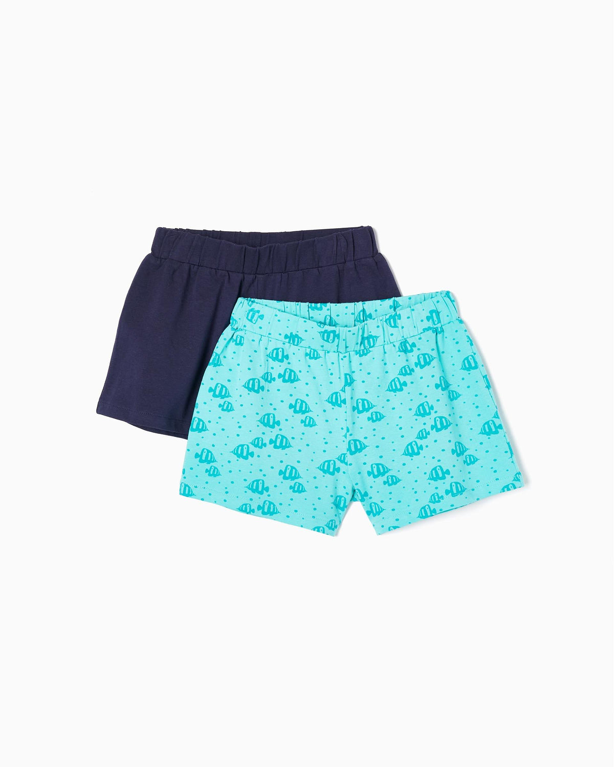 2 Pack Cotton Shorts for Girls