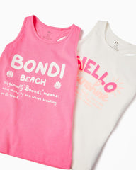 2-Pack Cotton Tops for Girls 'Hello Sunshine'