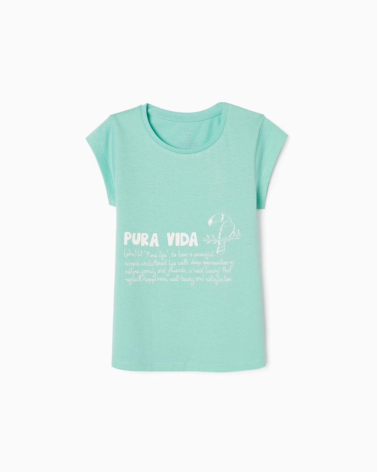 Cotton T-shirt for Girls 'Pure Life'