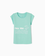 Cotton T-shirt for Girls 'Pure Life'