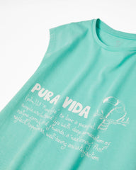 Cotton T-shirt for Girls 'Pure Life'