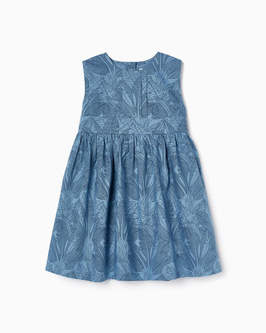 Floral Cotton Dress for Baby Girls