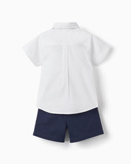 Cotton Shirt + Shorts for Baby Boys