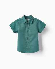 Cotton and Linen Shirt for Baby Boys