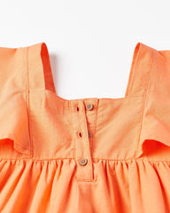 Dress with Smocked Frill for Girls