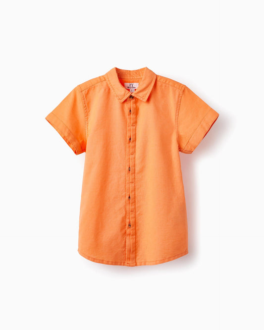 Cotton and Linen Shirt for Boys