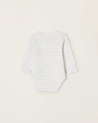 Striped Bodysuit in Cotton for Newborn Baby Boys 'Tiger'