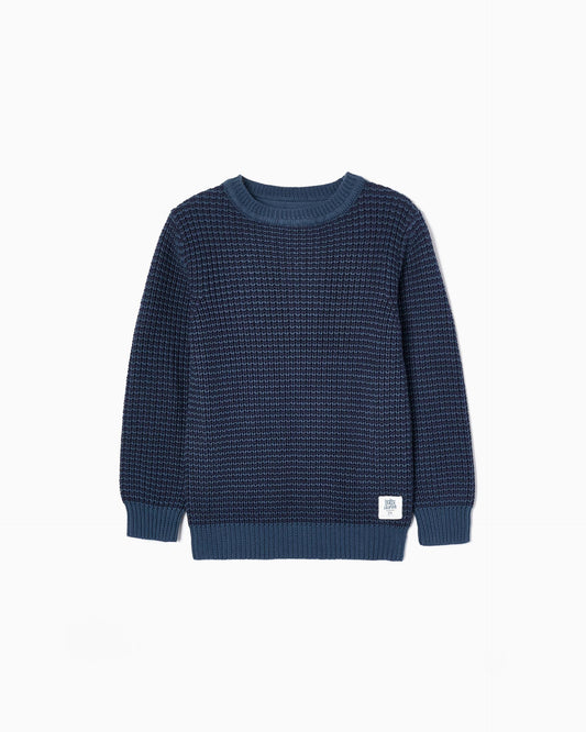 Cotton Knit Jumper for Boys