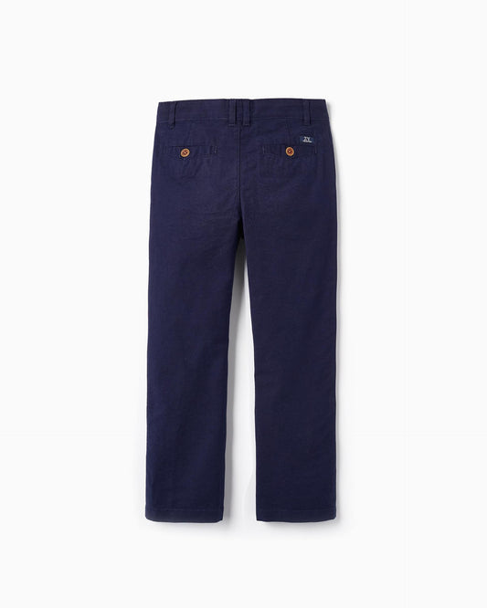 Cotton and Linen Trousers for Boys