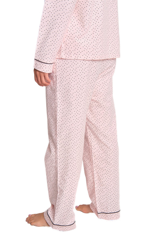 Isla & Evie Holiday Flannel Long Pajama Packs (2 Pack) Dot Pink Aop-Lsi / LARGE