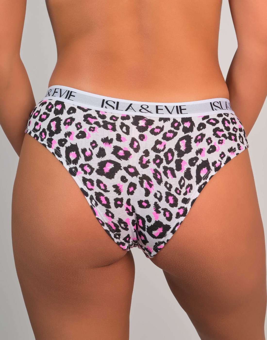 Pantieslogo Band Cheeky - Caba Pink Leopard / MED