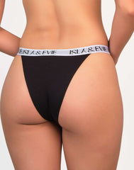 Pantieslogobandbikini Black Beauty-Lsi / MED