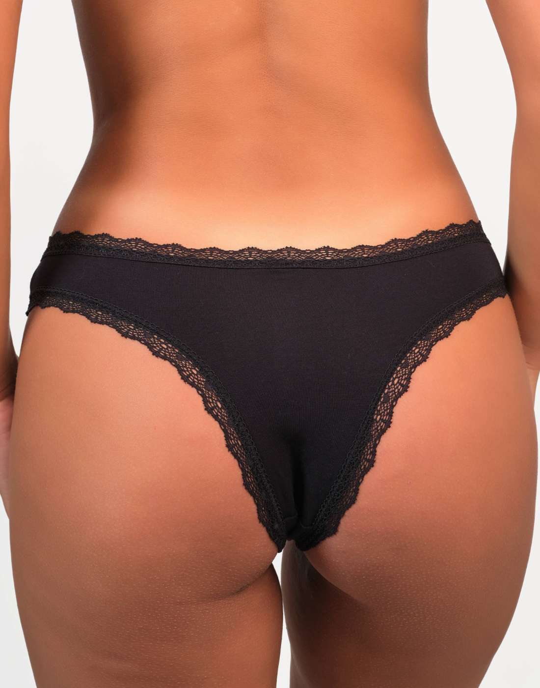 Panties Cheeky Lace Black Beauty-Lsi / MED