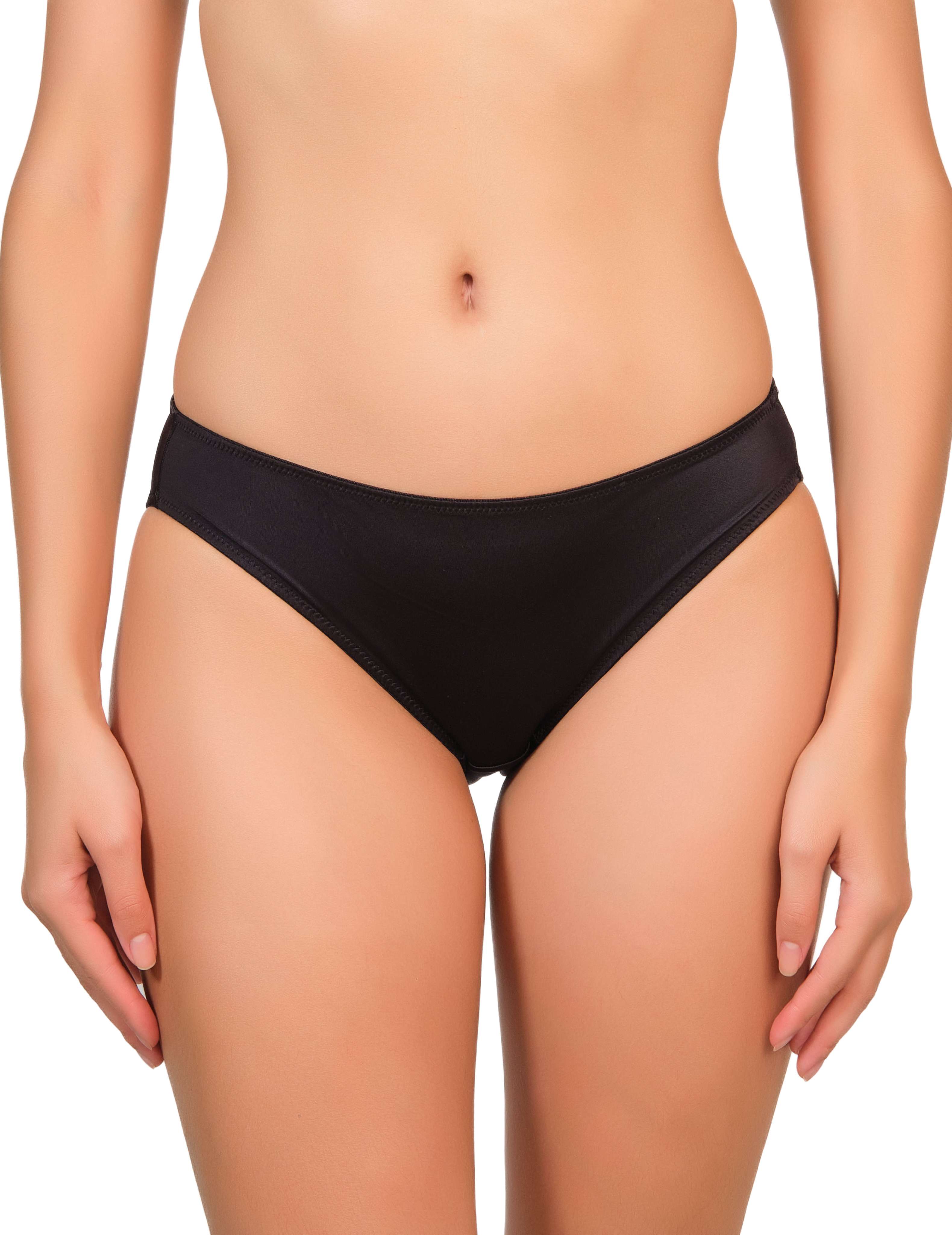 Isla & Evie Everyday Bikini Panties MED / Black