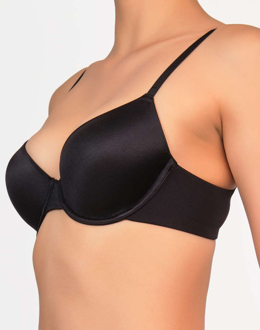 Isla & Evie Everyday Lightly Lined Demi Bra Black / 34B