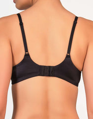 Isla & Evie Everyday Lightly Lined Demi Bra Black / 34B