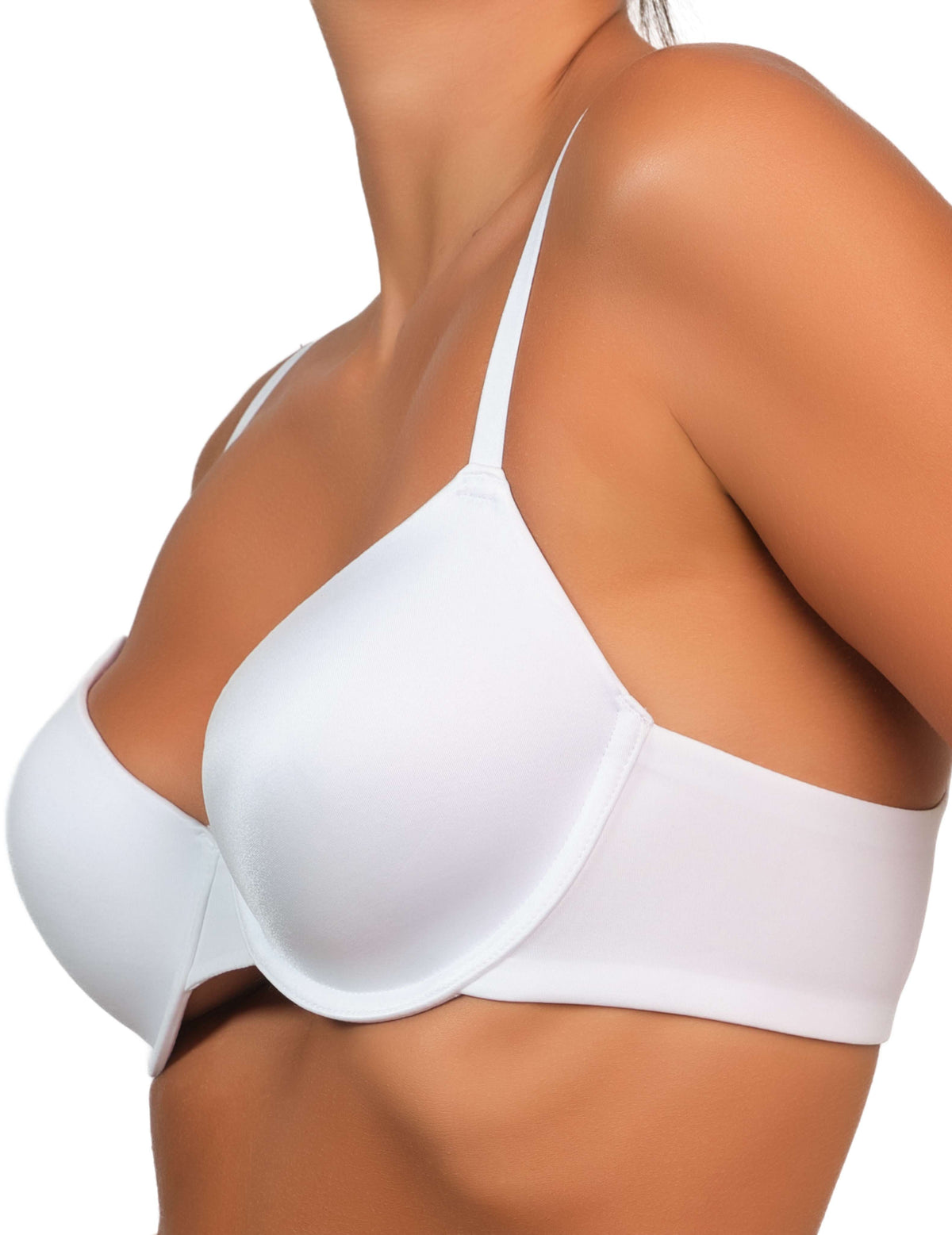 Isla & Evie Everyday Lightly Lined Demi Bra 34B / White