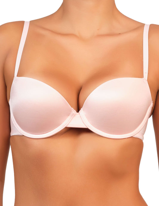 Isla & Evie Everyday Pushup Balconette Bra 34B / Light Pink