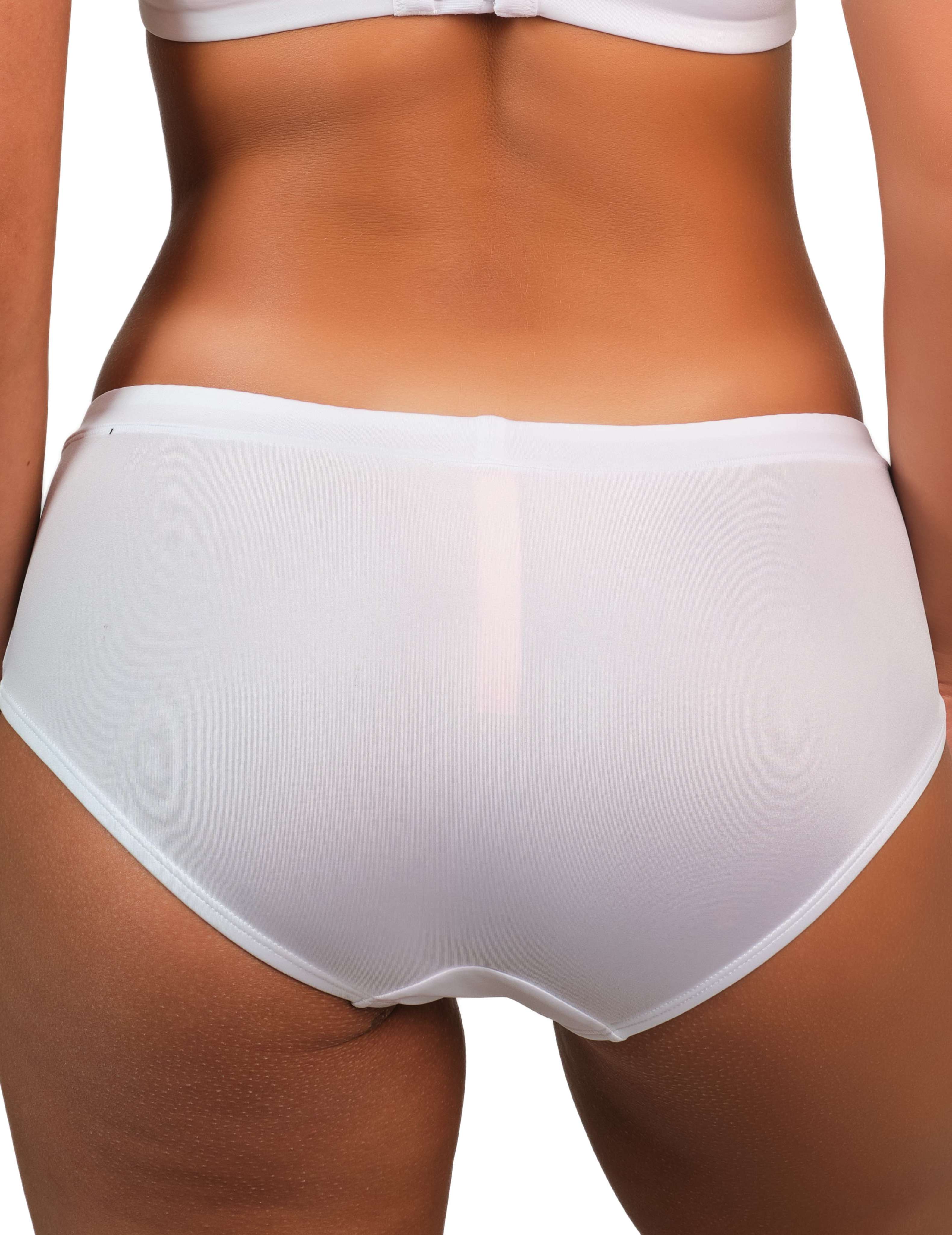 Isla & Evie Everyday Hipster Panties MED / White