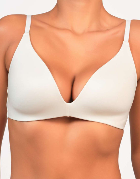 Isla & Evie Everyday Padded Bra Ivory / 34B