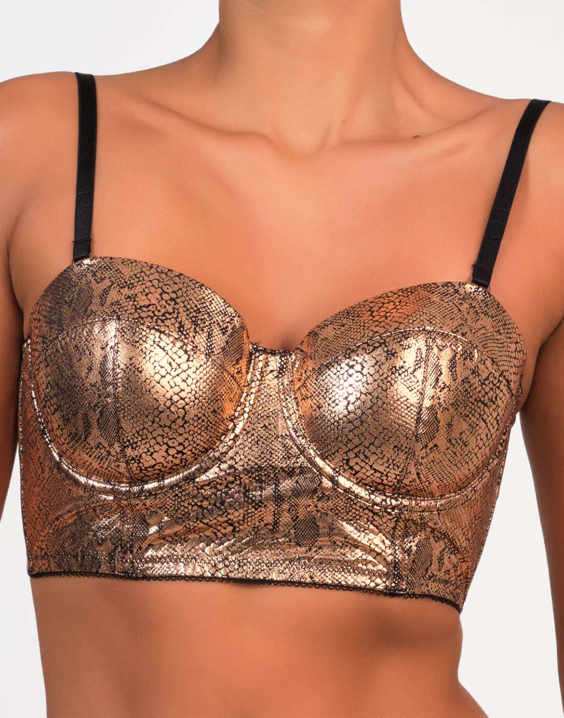 Isla & Evie Arya Bustier 34B / Bronze Foil