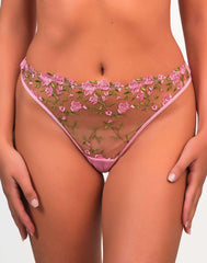 Dita Von Teese Sexy String Lace Panties Light Pink / 12-LSD