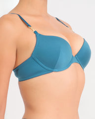 Belle Micro Push Up Bra TEAL-LSI / 34B