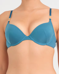 Belle Micro Push Up Bra TEAL-LSI / 34B