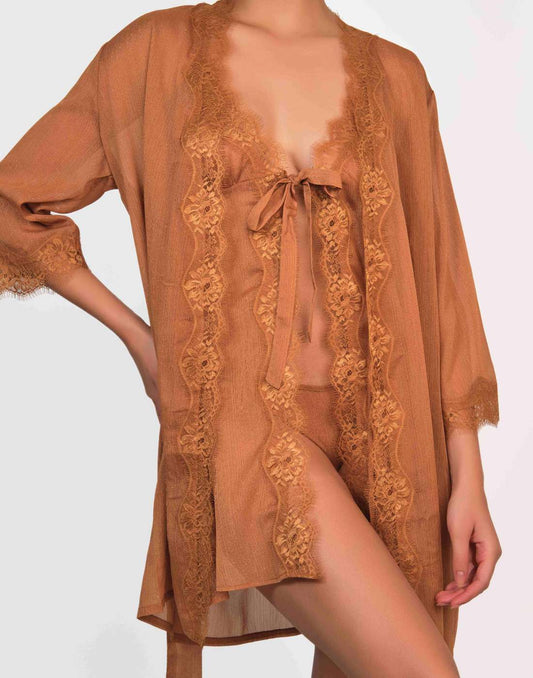 Brie Robe Copper Bronze / MED