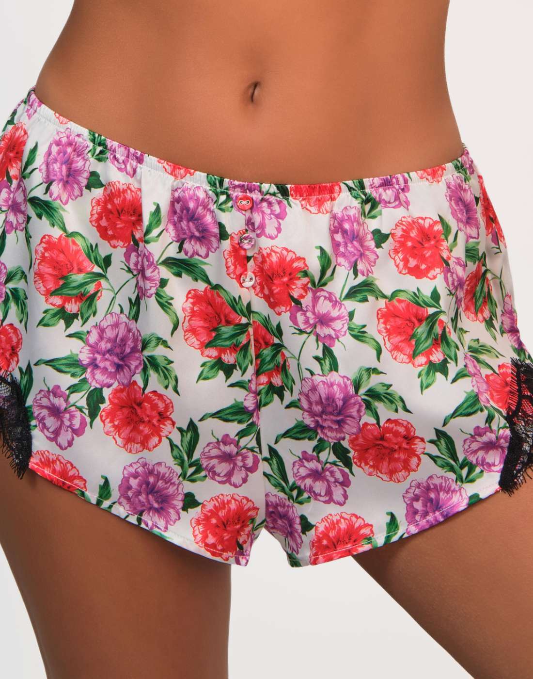 Isla & Evie Dahlia Shorts MED / Rose Garden