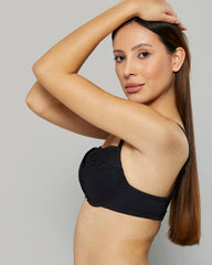 Isla & Evie Bra Push Up Rib BLACK BEAUTY-LSI / 34B