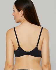 Isla & Evie Bra Push Up Rib BLACK BEAUTY-LSI / 34B