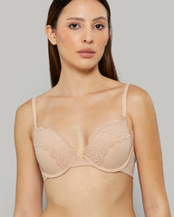 Isla & Evie Bra Push Up Rib RUGBY TAN / 34B