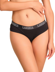 La Senza Trendy Hipster Panties Black / MED