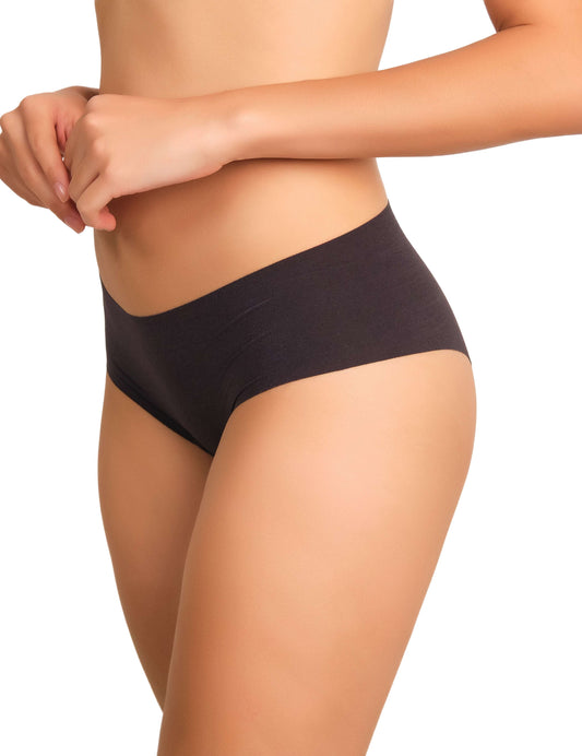 La Senza Seamless Cheeky Panties MED / Black