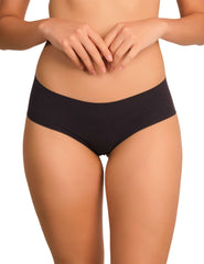 La Senza Seamless Cheeky Panties MED / Black