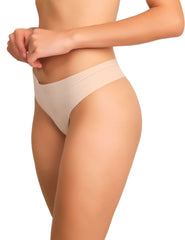 La Senza Seamless Thong LARGE / Nude