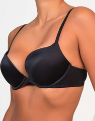 La Senza Sexy Gel Padding Plunge Bra Black / 34B