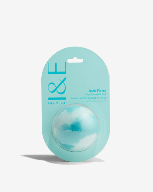 Amber, Jasmine & Blueberry Bath Bomb 150g -Isla & Evie