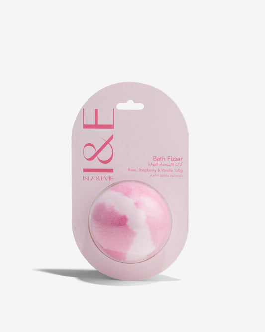 Rose, Raspberry & Vanilla Bath Bomb 150g -Isla & Evie