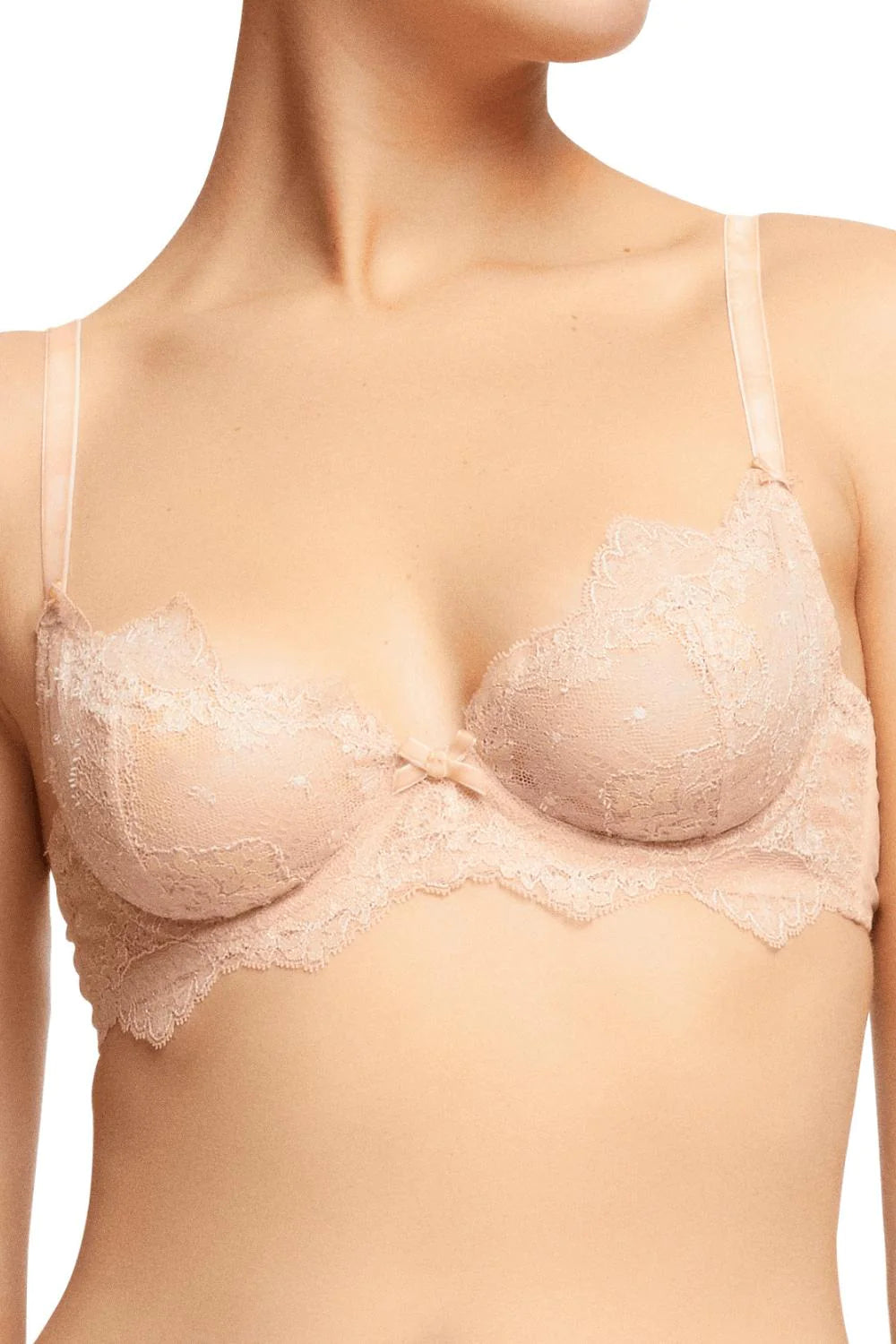 Dita Von Teese Lurex Lace Demi Bra