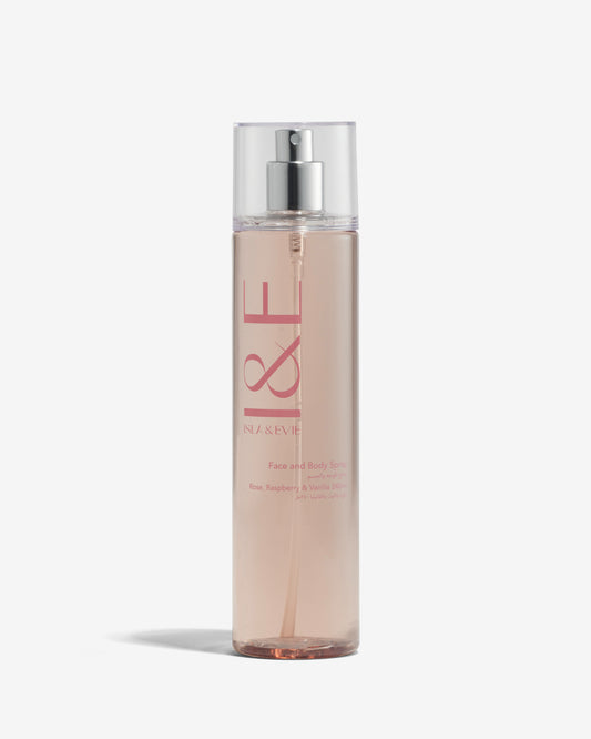 Rose, Raspberry & Vanilla Face & Body Spray 150ml -Isla & Evie