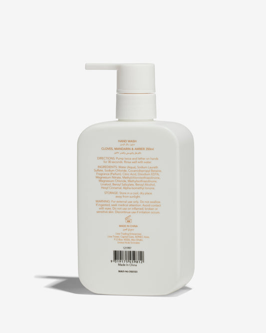 Cloves, Mandarin & Amber Hand Wash 350ml -Isla & Evie