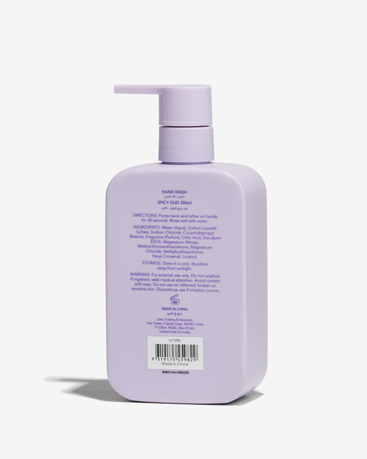 Spicy Oud Hand Wash 350ml -Isla & Evie