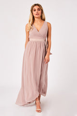 Little Mistress Mink Wrap Maxi